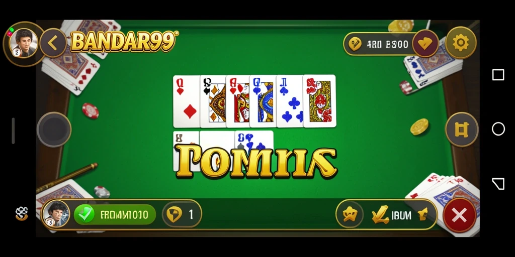Tampilan gameplay yang menarik dan penuh strategi dalam BANDAR99.