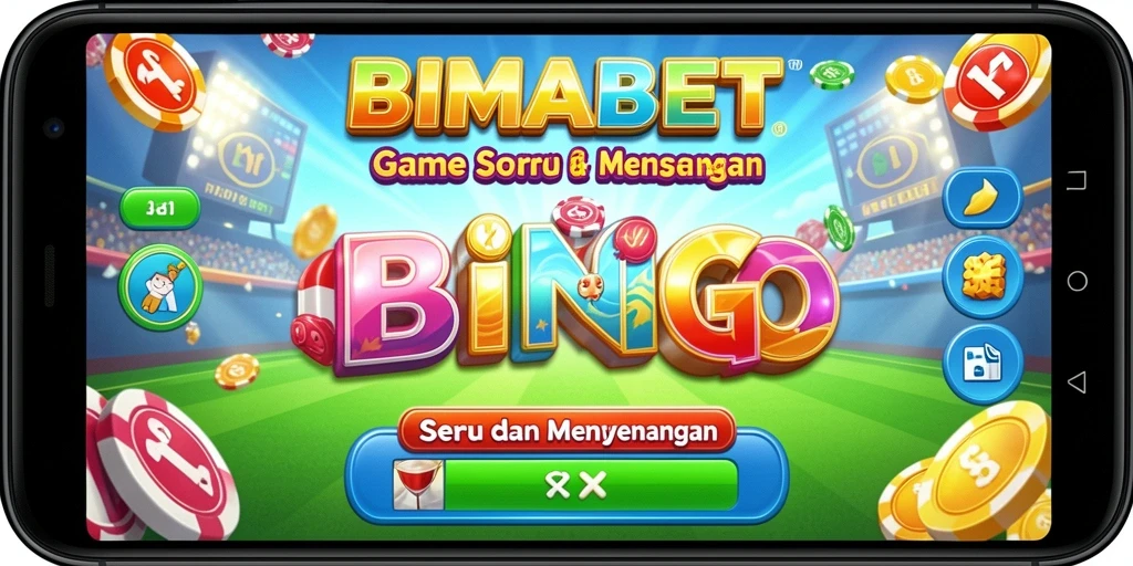 Tampilan menarik gameplay Bingo di BIMABET yang seru.