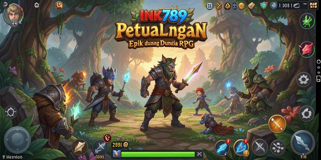 Screenshot gameplay epic dari INK789 yang memukau.