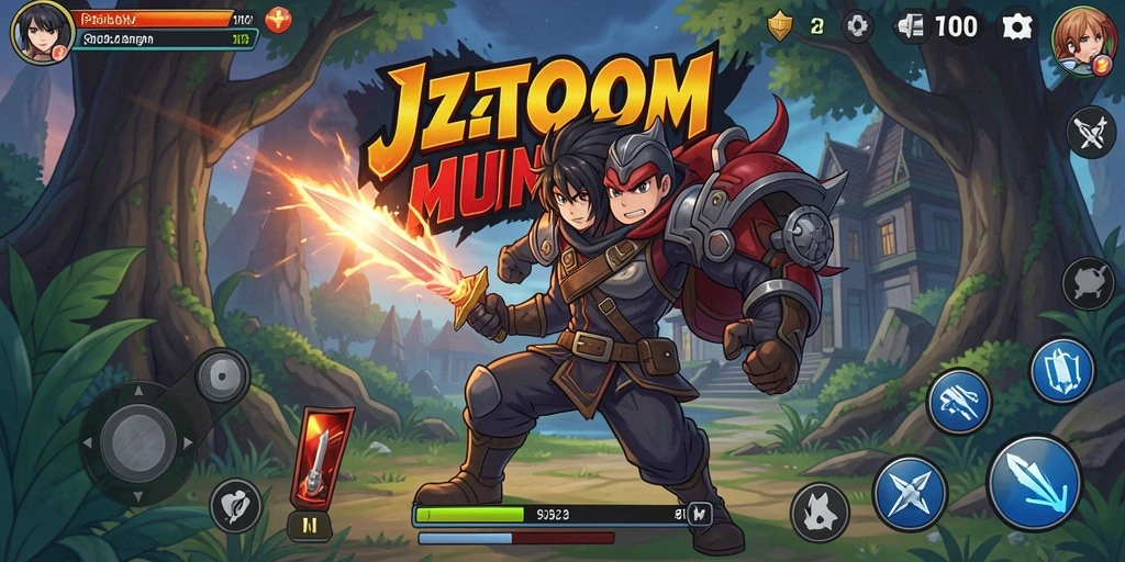 Tampilan gameplay J200M yang menarik dan penuh aksi.