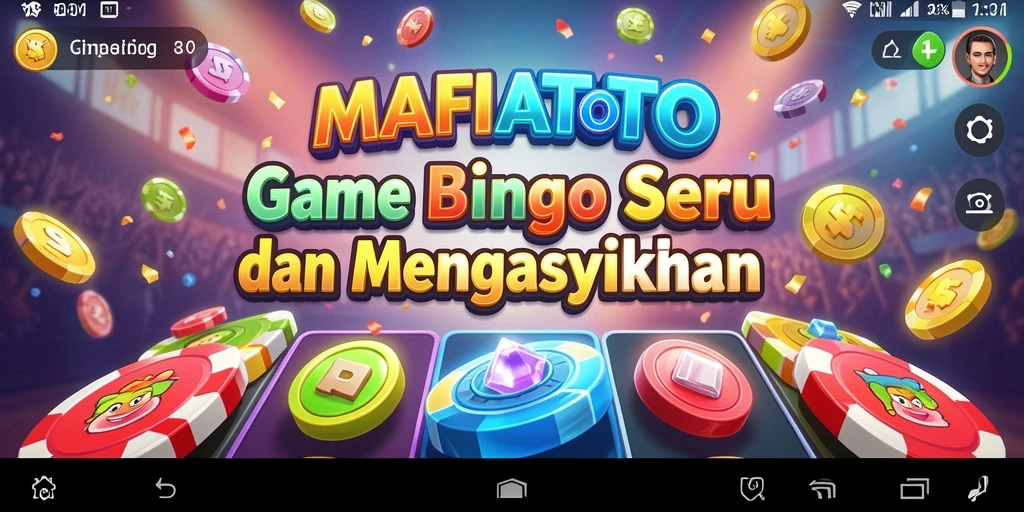 Screenshot gameplay MAFIATOTO menampilkan keseruan Bingo.