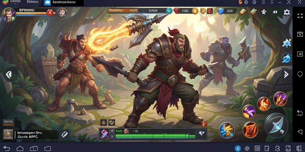Gameplay menakjubkan dalam RPWIN1 dengan aksi ARPG yang seru.