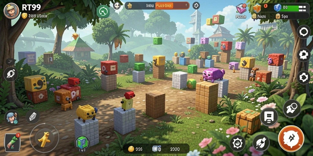 Tampilan gameplay seru dan menantang di RT99.