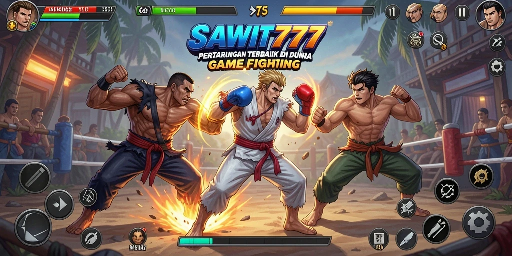 Screenshot SAWIT777 menampilkan aksi pertarungan yang mendebarkan.