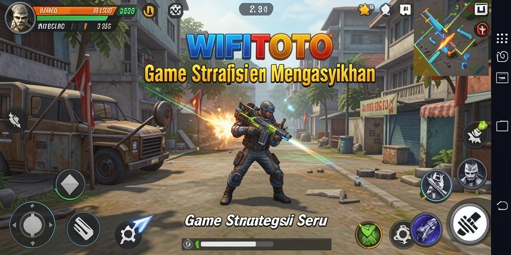 Screenshot gameplay <strong>WIFITOTO</strong> menampilkan pertempuran strategis yang intens.